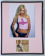 Christina Aguilera Signed Framed 16x20 Photo &amp; CD Display - £233.62 GBP