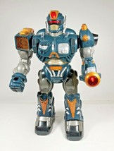 2007 HAP-P-KID 14&quot; Tall Action Figure Transformer Robot Sound Light Motion - £38.83 GBP