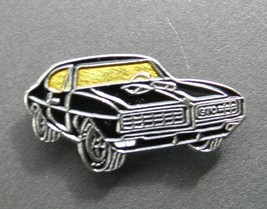 Pontiac 68 1968 Black Gto Automobile Classic Car Pin Badge 1 Inch - £4.45 GBP