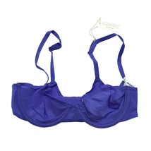 Smoothez by Aerie Bra Balconette Sheer Mesh Unlined Underwire Purple 34B - £15.13 GBP