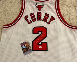 EDDIE CURRY Signed Autograph Chicago Bulls jersey COA JSA - $197.99