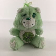 Care Bears Good Luck Bear 7&quot; Plush Stuffed 80s Toy Clover Vintage 1983 Kenner - £23.49 GBP