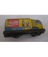 Coca-Cola Metal Delivery Truck Van 1.75 inches long Japan Friction Tin - £14.53 GBP