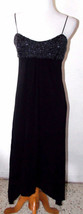 Laundry Shelli Segal Womens Dress Size 8 Beaded Top Gown Open Back Forma... - £119.76 GBP