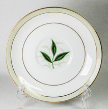 Noritake Greenbay 5-5/8&quot; Saucer 5353 Gold Trim 1950s Lightly Used - $4.00