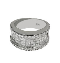 14k White Gold Ring with Diamonds  - £2,315.23 GBP