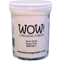 WOW! Embossing Powder Super Fine 15ml-Clear Gloss - £12.05 GBP
