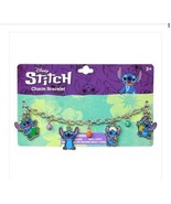 New Disney Stitch 7&quot; Charm Bracelet With 4 Charms - $11.98 CAD