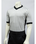 SMITTY | BKS-206 | Grey | 3&quot; Side Panel | ELITE Basketball Officials Shirt - $47.85 CAD