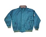 Vintage Helly Hansen Jacket Mens Large Blue Coat Fleece Lined Full Zip O... - $28.50