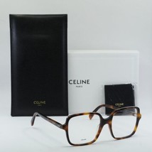 CELINE CL50076I 053 Havana 57mm Eyeglasses New Authentic - £133.24 GBP