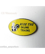 CALIFORNIA WESTERN RAILROAD SKUNK TRAIN LOGO PIN BADGE 1 INCH - £4.46 GBP