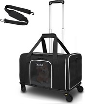 Pet Carrier With Wheels 18X11X10.5 Delta American United Airline Approved, Soft  - $54.99