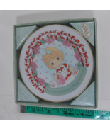 Precious Moments Mini Plate - CANE YOU JOIN US FOR A MERRY CHRISTMAS 1997 - £7.78 GBP