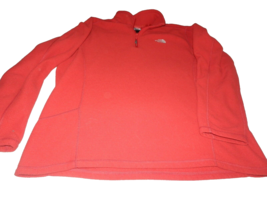 Nice Mens Xl The North Face Red Fleece Pullover Shirt Top Warm - $49.49