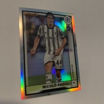 2022-23 Topps Merlin Chrome Nicolo Fagiolo Rookie Refractor Juventas - £1.54 GBP