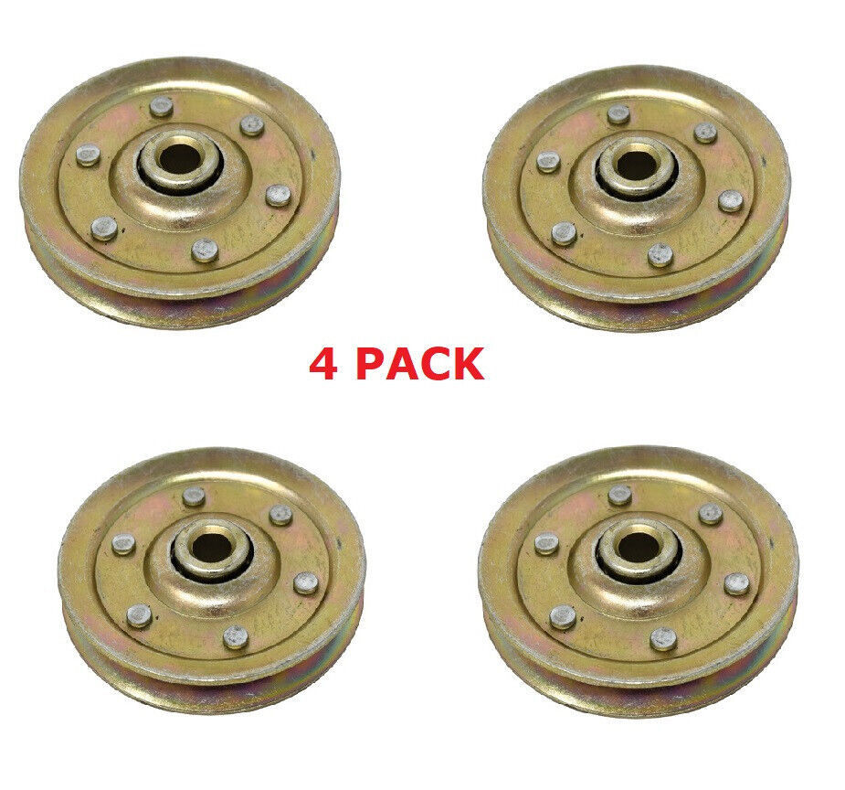 Garage Door 3″ Sheave Pulley 200LBS Load 6 Solid Rivets Heavy Duty 4 PACK - $15.95
