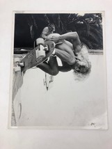 1976 Pool Skateboarder B&amp;W 8x10 Photo Rodney Jesse At Headly’s Pool Edge Tracker - £31.63 GBP