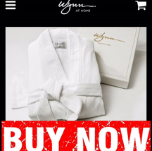 ?Wynn Las Vegas Bathrobe Luxurious Bath Robe Designer Bathrobe??Buy Now?? - £78.84 GBP