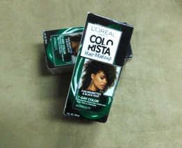 2 Pack- Loreal Paris Colorista Hair Makeup, Green #70 - £9.41 GBP