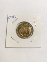 1940 Old France Coin  1 Franc - Collectible - $4.93 CAD