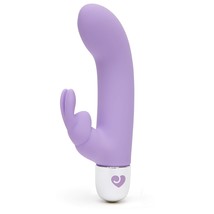 Frisky Rabbit Vibrator - 4 Inch Silicone Slimline G Spot Vibrator For Women - Be - £42.95 GBP