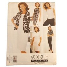 Vogue Wardrobe 1989 Pattern Misses&#39; Petite Jacket Dress Top Skirt 14-18 Tamotsu - £17.37 GBP