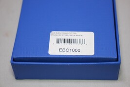 Elie Bleu Cigar Cutter Matte Black / Satin Stainless Steel  EBC1000 New image 8