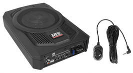 MTX TN8MS 8" 200w Slim Under-Seat Active Powered Car/Truck Subwoofer Sub+Remote - £251.78 GBP