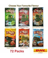72 x SHEETS FRIED CRISPY JAPANESE SEAWEED SNACK SINGHA MASITA Delicious ... - $850.42 MXN