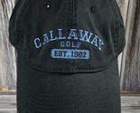 Callaway Golf Blue on Black Adjustable Trucker Hat - Est. 1982 - £11.36 GBP