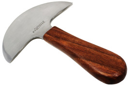 Horse Farrier Tool SS 4-1/2&quot; Wide Round Head Leathercraft Trimming Cutti... - $365.87 MXN