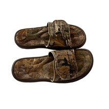 Field and Stream Boys 4 5 Camo Slip On Slide Sandals Green Comfort - £14.62 GBP