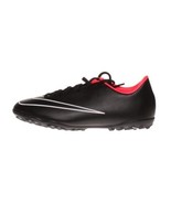 Nike Jr Mercurial Victory V TF Shoes (Black/Black-Hyper Punch-White, 1Y) - $109.63 CAD