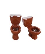 Mexican Toilet ELONGATED Comfort Height Hand Painted - Chocolate - - €774,46 EUR