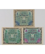 WW2 1944 Allied Military Currency used in the Occupation of Germany (3-N... - £51.59 GBP