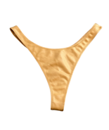 Skims Ochre Beige Dipped Thong Wet Jersey Size Small NWT PN-DTH-0566 Wom... - $325.46 MXN