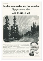 Print Ad Havoline Motor Oil To the Mountains Vintage 1938 Advertisement - £9.66 GBP