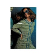 1960s Collarless Swiss Check Coat with Cord Trim - Knit pattern (PDF 6948) - £2.95 GBP