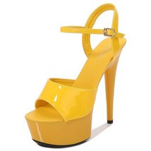 Walking Show Artifact Model high-heeled Shoes Sandals  Thin-heeled15-13c... - £39.27 GBP