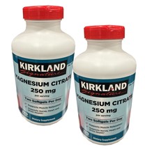 2 Packs Kirkland Signature Magnesium Citrate 250mg, 270 Softgels - £37.12 GBP