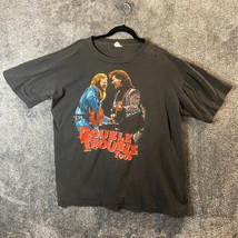 Double Trouble Tour Shirt Mens XL Vintage 1996 Made in USA Single Stitch... - $18.39