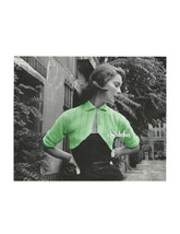 1950s Bolero Shrug or Short Sweater - Knit pattern (PDF 5010) - $3.75