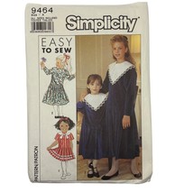 Simplicity 9464 Girls Dress Pattern Size 3T - $3.84