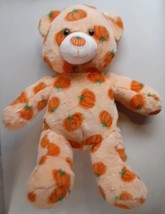 Build A Bear Plush Pumpkin Pal Teddy Nose Halloween Fall  2012 BAB 16&quot; O... - £62.01 GBP