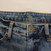 St Johns Bay Women's Blue Cotton Bootcut Leg Denim Jeans Size 10 Petite (30×28) image 3