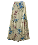 Napa Valley Women&#39;s Size 16 Floral Pleated Skirt Elastic Waist Midi Line... - $38.96 CAD