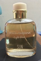 Dolce &amp; Gabbana Light Blue Sun Pour Homme Eau de Toilette EDT 4.2 oz 125 ml - £50.95 GBP