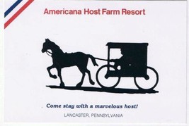 Pennsylvania Postcard Lancaster Americana Host Farm Resort - £1.65 GBP