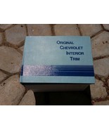 1955-1972 Orig Chevy Interior Upholstery Trim Catalog Swatch Chevrolet V... - £380.40 GBP